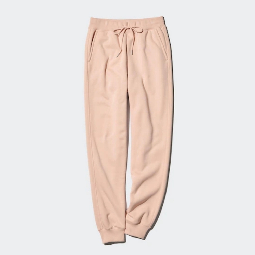 Uniqlo Women's Heattech Pile Lined Sweatpants Size XL In Pink